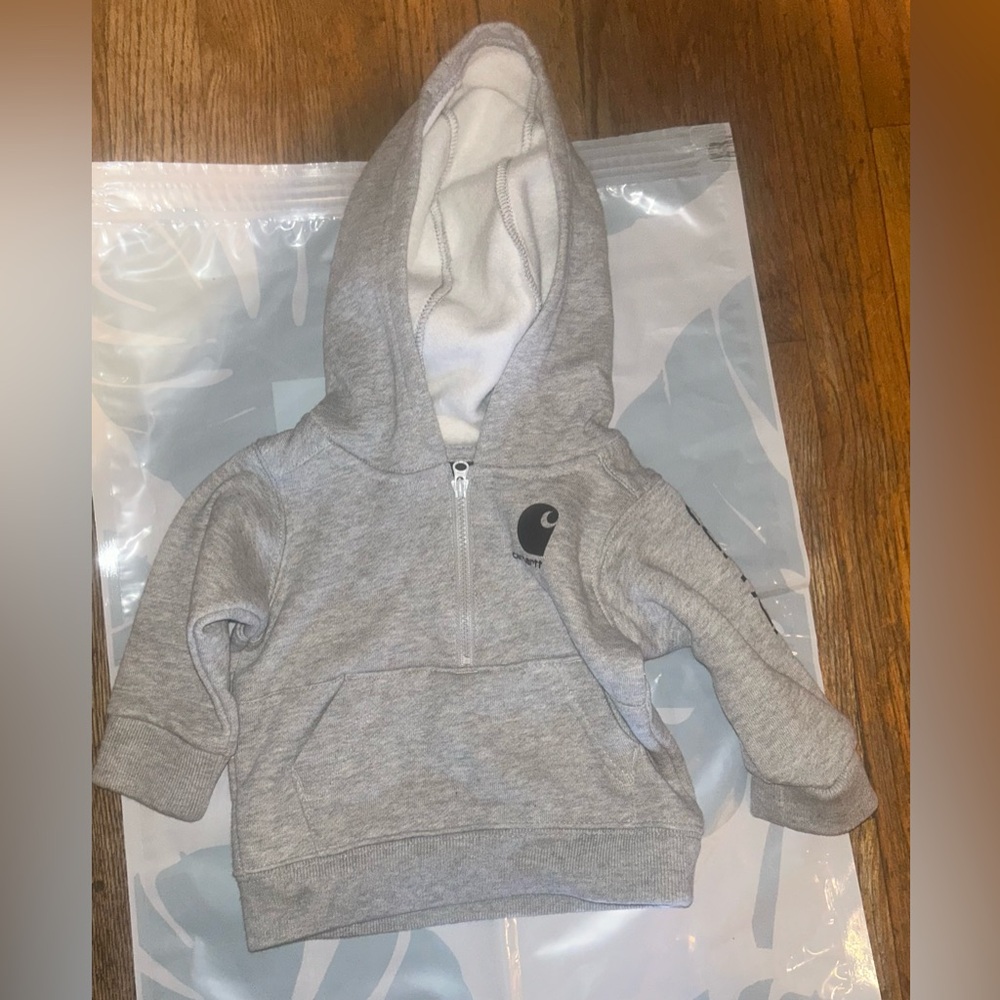 Carhartt Kids Light Gray Hoodie